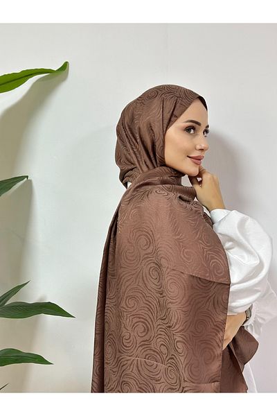 Pull Scarfs Shine Isabella Pattern - Dusty Brown