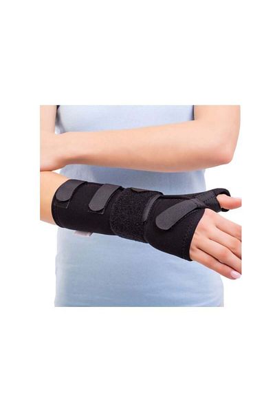 OEM Wrist brace, fixed finger hand, Triamed Triacarp M Finger, SRT213, Black, 2, Left
