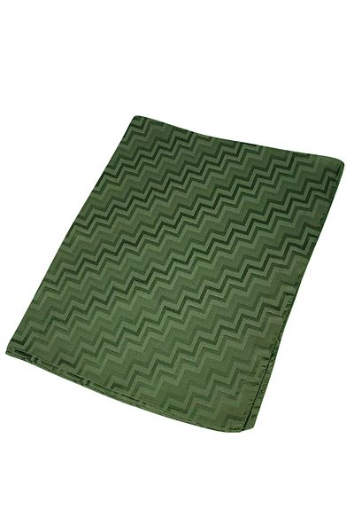 mim eşarp Silky Textured Jacquard Zigzag Patterned Shawl 75X190 cm