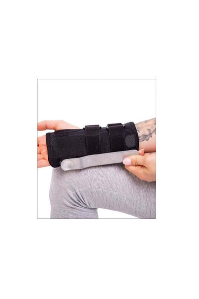 OEM Triamed Carpofix wrist brace, fixed hand, SRT233, Black, 5