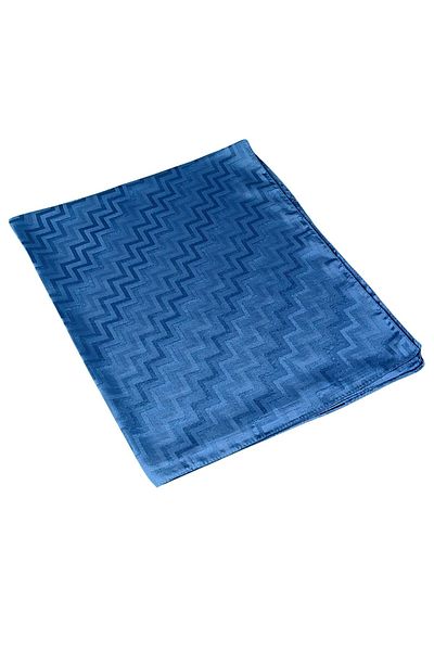 mim eşarp Şal cu textura mătăsoasă din jacquard cu model în zig-zag 75x190 cm