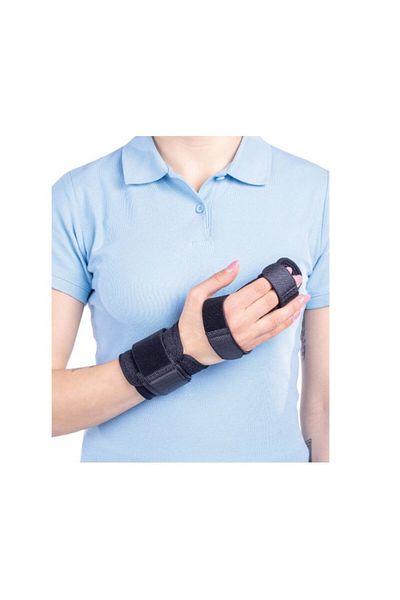 OEM Triamed M Finger fixed wrist brace, SRT237, Black, 2
