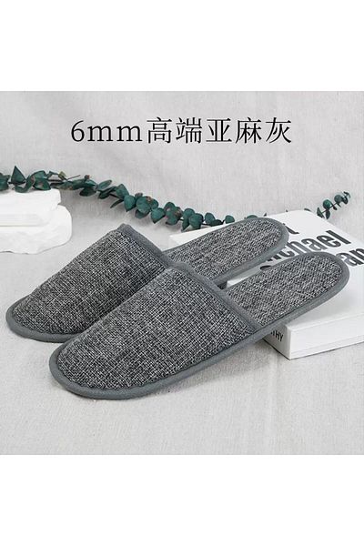 ALEMDAR STORE Men's/Women's House Slippers - Stylish and Lightweight Grey Design