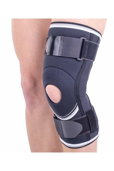 OEM Mobile knee brace with patellar support and lateral joints Triamed Aktiv, SRT304, Black, 3