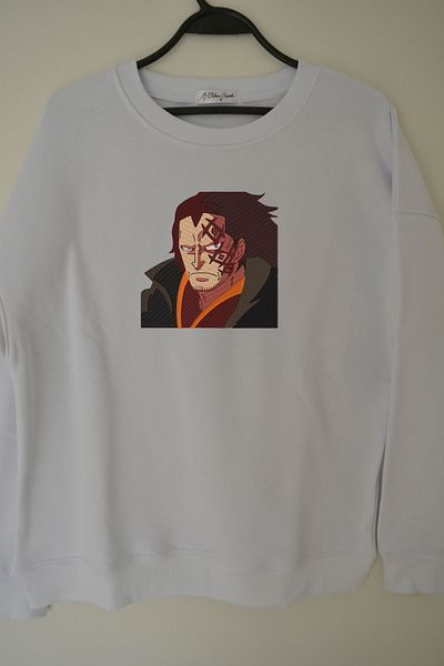 EldenStitch Monkey D. Dragon Embroidered Unisex Oversize Sweatshirt