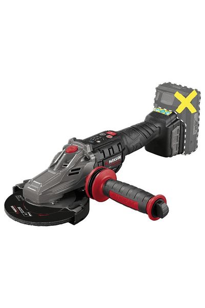 PARKSIDE PARKSIDE PERFORMANCE® Cordless Angle Grinder PPWSFA 20-Li C4, 20 V, Carrying Case