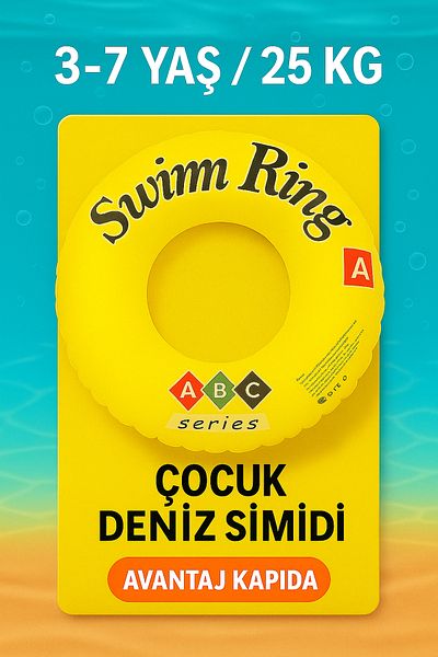 Avantaj Kapıda Children's Sea Ring Abcd Yellow Model – 3–7 Years / up to 25 kg