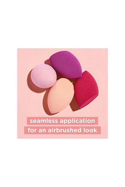 Real Techniques Huitich 4 Pcs Real Mini Makeup Blender Miracle Complexion Beauty Sponges