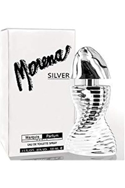 Marquis Morena Silver Perfume by Marquis for Men, Eau de Toilette, 100 ml