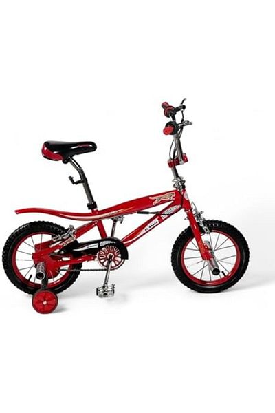 ALBADER Cobra Kids Bike, 14-Inch Size Bicycle With Training Wheels, Freestyle Kids Bike, Two Seats