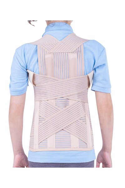 OEM Corset toraco-lombar sacral, pentru copii, Triamed Tls 01 Junior, SRT128, Bej, 6