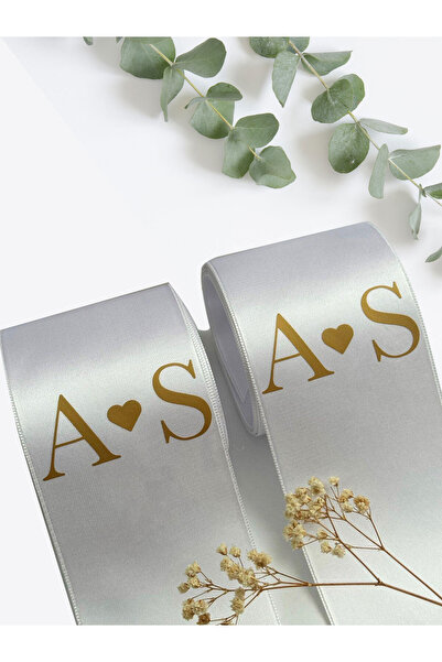 imzatasarım Kişiye Özel Harf Baskılı Harf Kalp Harf Modeli Takı Kurdelesi 6 C...