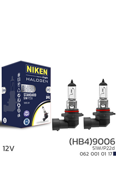 Sosyal Çarşı 9006 HB4 12V 51W HALOJEN FAR AMPULÜ 2 ADET 1095 LÜMEN GÖZ ALMAYA...