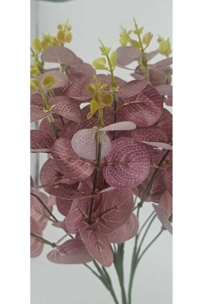 yapay çiçek evi 1 bucată de plantă artificială de lux cu 16 ramuri, trandafir uscat, eucalipt