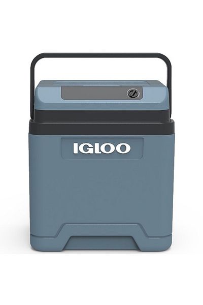 IGLOO Ladă frigorifică IE27, 12/220V, 27 litri, albastru gheață