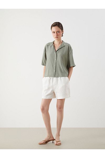 LC Waikiki Quality Parts from Celebi Store |   Pink Textured Women's Shirt