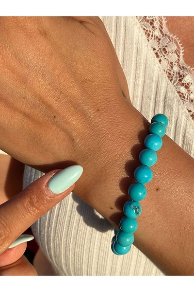 kurukafagift Natural Stone Turquoise Bracelet