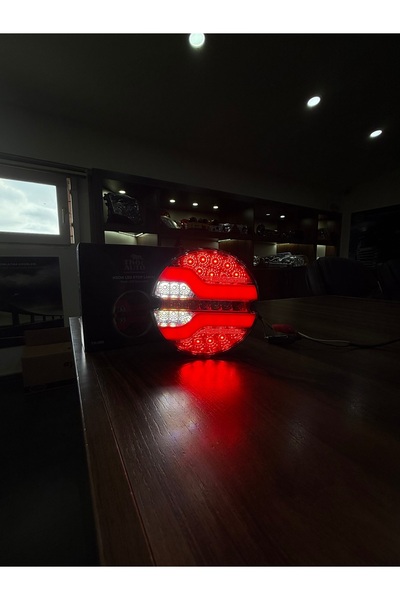 Thoc Auto THOC 4 ADET 1.KALİTE GARANTİLİ NEON LED HABMURGER STOP LAMBA 12 VOLT