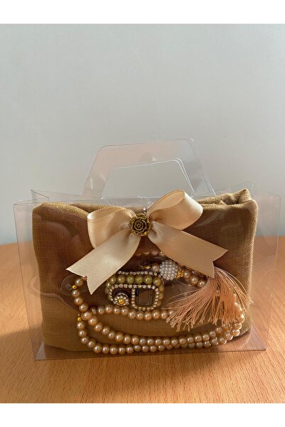 ZENGİN Lüks Mevlid Seti, Hac,umre Hediyelik, Gelin Mevlidi, Tülbent, Inci Tes...