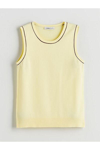 LC Waikiki Lcw Crew Neck Women's Knitwear Singlet Fast Fashion