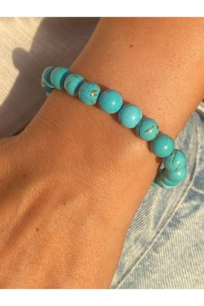 kurukafagift Natural Stone Turquoise Bracelet