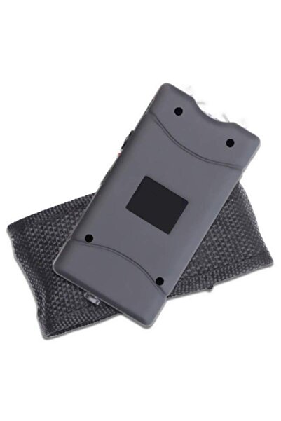 SIKS Dispozitiv de electroșocuri pentru buzunar, cu lanternă inclusă, descărcare 5000K volți, reîncărcabil