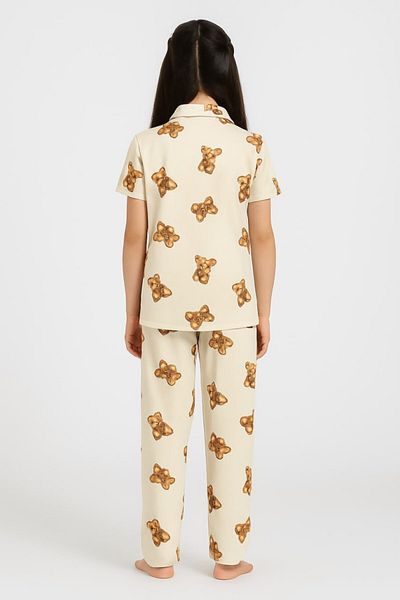 DUBAİ ÇOCUK Girl's Nightgown-Daily Set