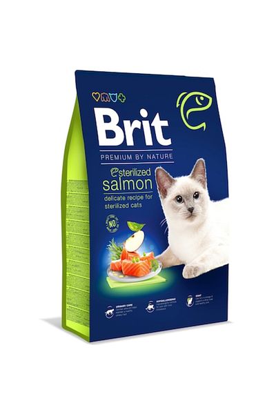 Brit Brit Premium By Nature Sterilized, Salmon, 8Kg