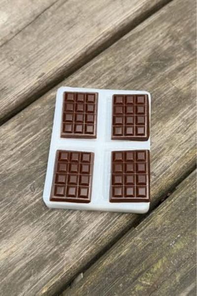 STOREMAX Ntwork Concept Chocolate Quadruple Silicone Candle Mold Art 1087243