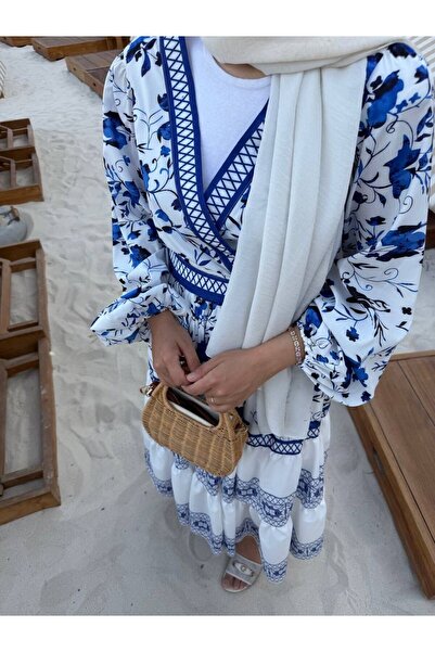 Rabia Ateş Duru Floral Hijab Skirt Suit