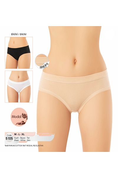 Fily ملابس داخلية KOTA Modal Fabric (6 قطع) سراويل بيكيني واسعة