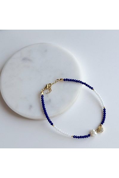 Venus Design Colorful Seashell Bead Anklet