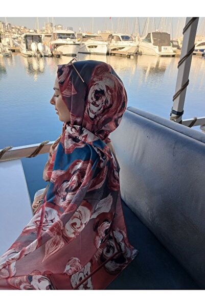 Nilbutik Βαμβακερό σάλι με λουλουδάτο σχέδιο