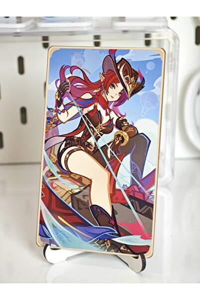 Yenaplanner Genshin Chasca Metal Collection Card (1 Piece)
