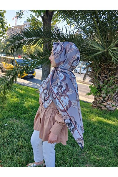 Nilbutik Flower Pattern Cotton Shawl