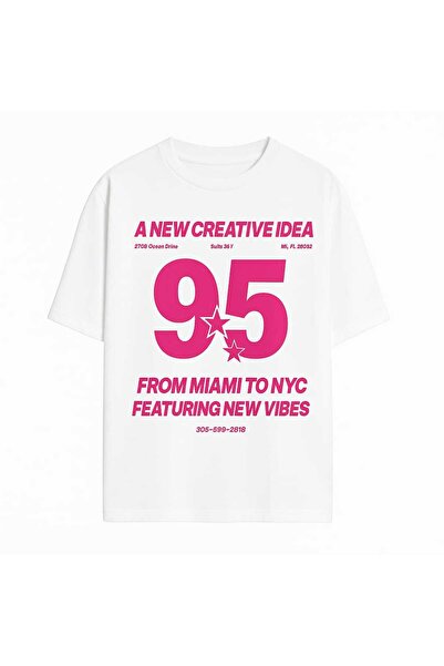 MAGORS تي شيرت مطبوع برقبة دائرية من القطن العضوي بنسبة 100% للجنسين من GraffTee