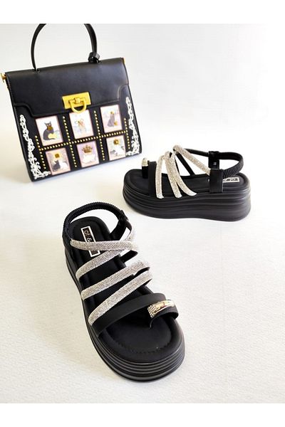 Of&Off Women's Imported Stone Sandals