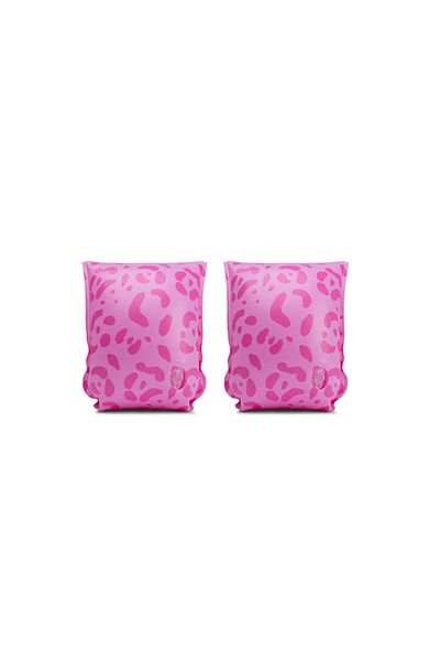 Swim Essentials Pink Leopard Inflatable Swimming Arm