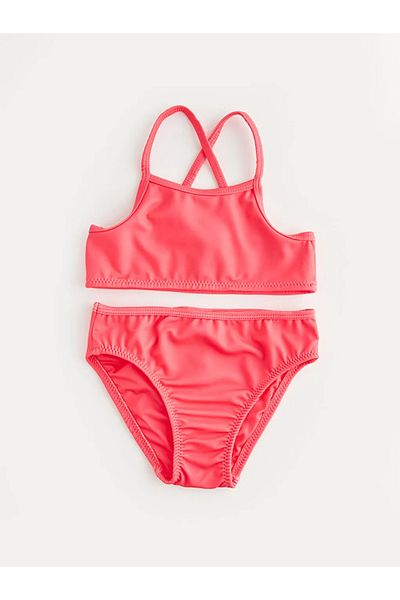 LC Waikiki Lcw Eco Baby Girl Bikini Set in Fuchsia Stretchy Fabric