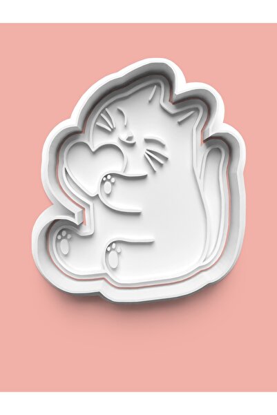 AKTASTORE قالب كوكيز على شكل قلب لطيف وقالب عجينة السكر