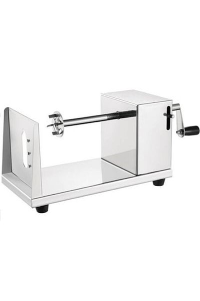 WTO WTO® Manual Potato Slicer, Tornado Potato Chip Spiral Cutter, 3 in 1 Made of Stainless Steel