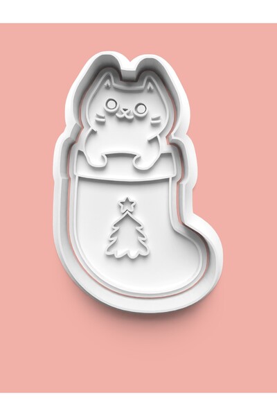 AKTASTORE قالب كوكيز القطط الصغيرة وقالب عجينة السكر