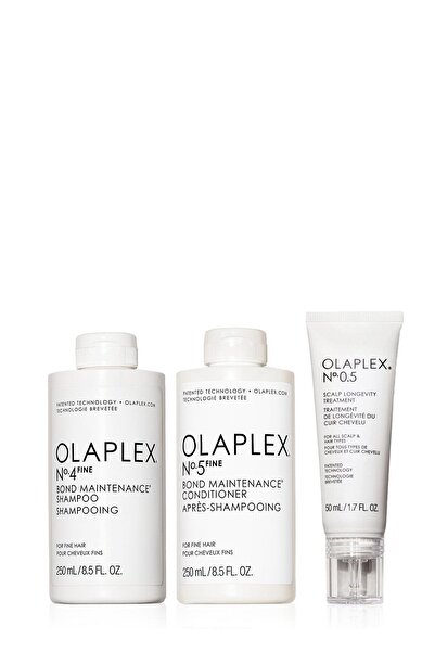 Olaplex Scalp Therapy For Fine Hair Trio Set - İnce Telli Saçlar İçin Şampuan...