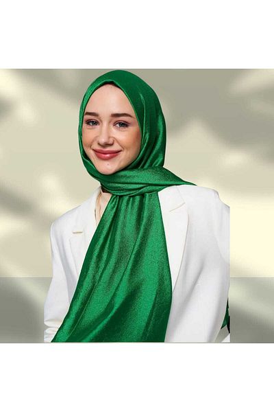 Freeista Green Evening Dress Shawl Shiny 2506663407