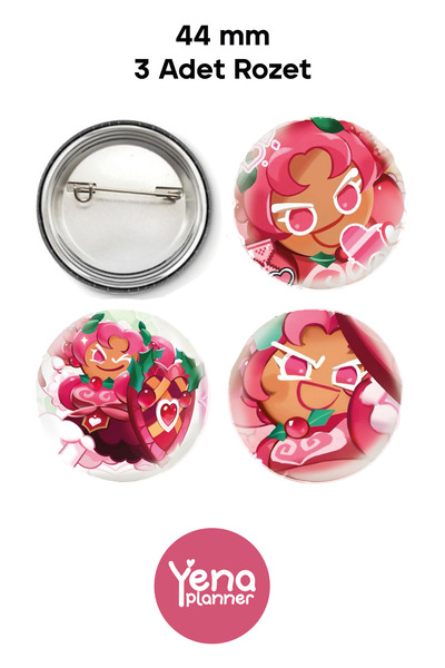 Yenaplanner Set de ornamente pentru geanta Cookie Run Kingdom