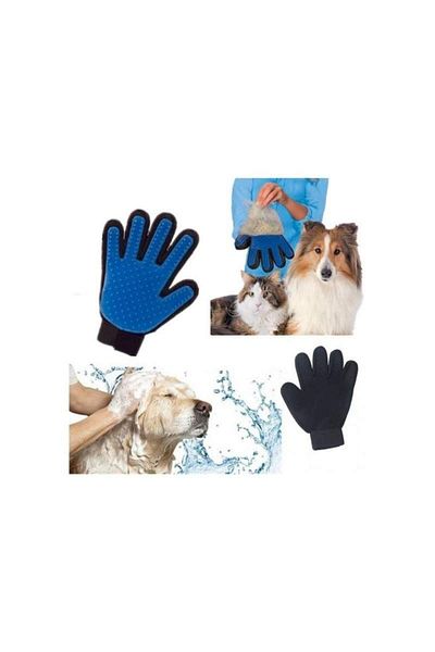SIKS Mănușă de curățare a părului de animale ®, albastră/neagră