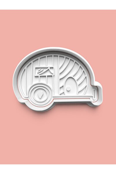 AKTASTORE قالب بسكويت على شكل قافلة وقالب عجينة السكر