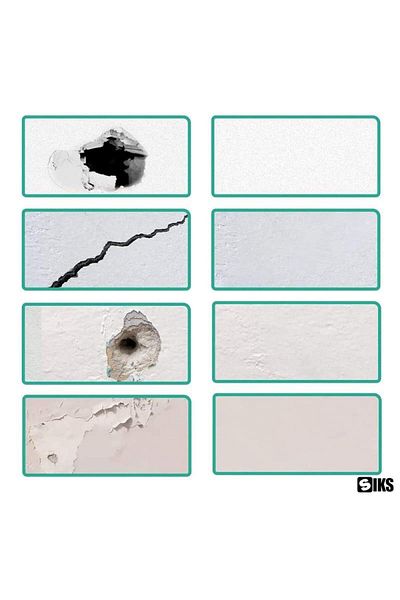 SIKS Instant Wall Repair Putty, For Repairing Holes, Scratches, Tiles, Quick-drying, Paste Type