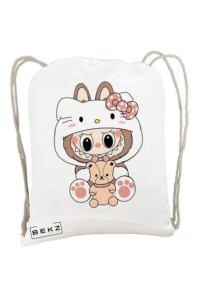 BEKZ Rucsac Copii cu Labubu 5
