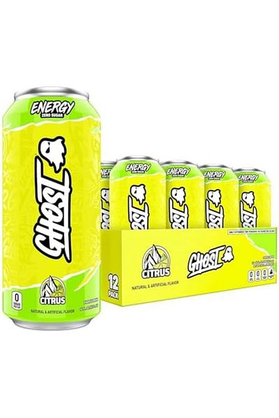 Ghost ENERGY Sugar-Free Energy Drink - 12-Pack, Citrus, 16oz Cans